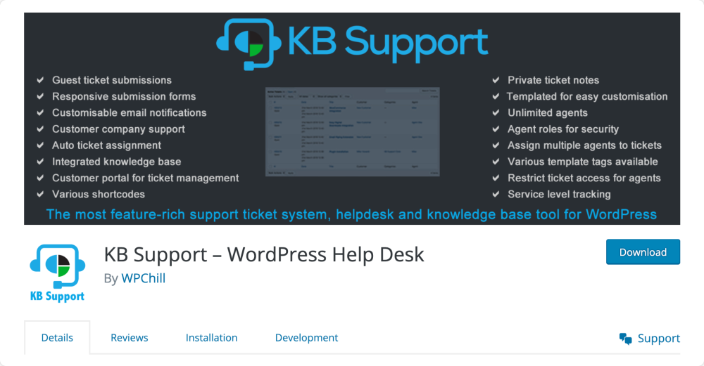 kb support incident management software for wordpress